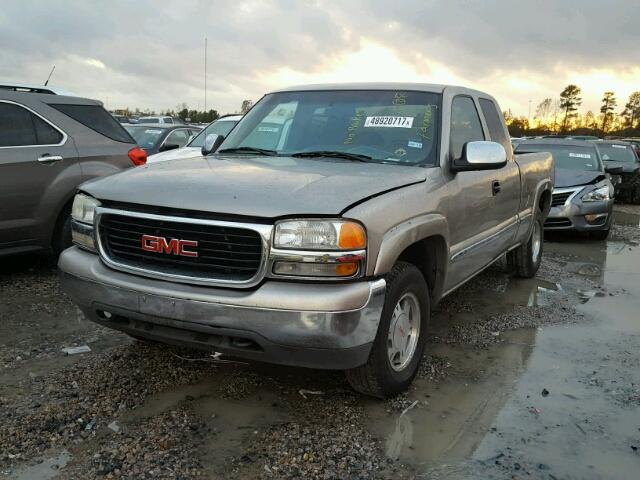 1GTEK19T41E184222 - 2001 GMC NEW SIERRA TAN photo 2