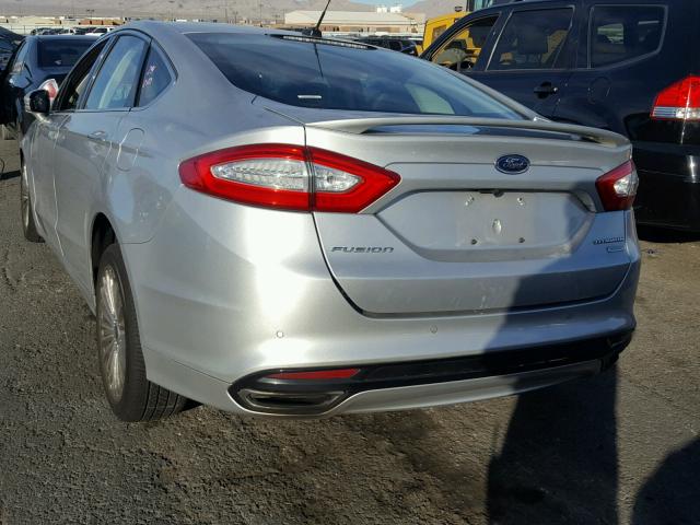 3FA6P0K98GR331829 - 2016 FORD FUSION TIT SILVER photo 3