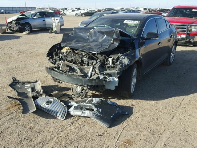 1G4GC5EG6AF230001 - 2010 BUICK LACROSSE C BLACK photo 2