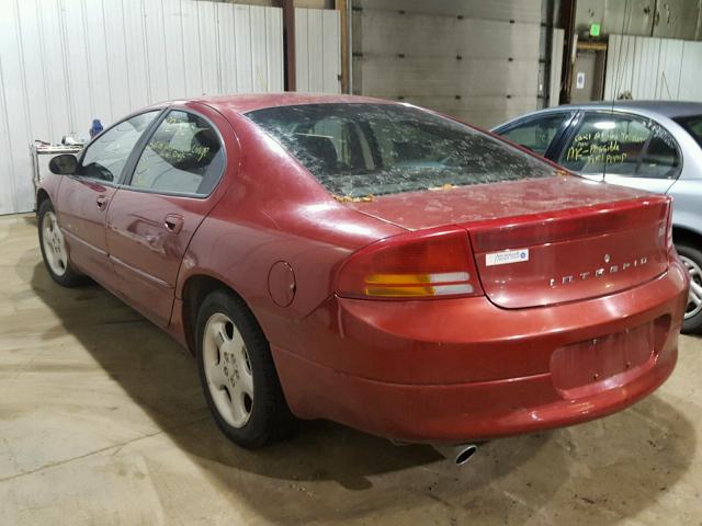 2B3HD76V2YH334994 - 2000 DODGE INTREPID R MAROON photo 3