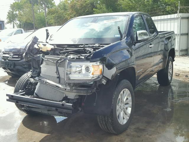 1GTH5DE31G1370876 - 2016 GMC CANYON SLT BLACK photo 2