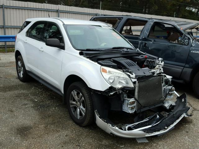 2GNALBEC5B1302845 - 2011 CHEVROLET EQUINOX LS WHITE photo 1