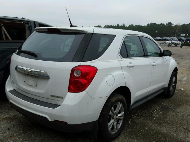 2GNALBEC5B1302845 - 2011 CHEVROLET EQUINOX LS WHITE photo 4