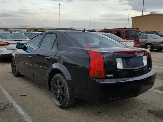 1G6DP577270186053 - 2007 CADILLAC CTS HI FEA BLACK photo 3