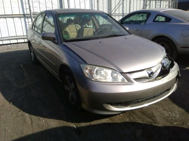 2HGES26844H514736 - 2004 HONDA CIVIC EX TAN photo 1