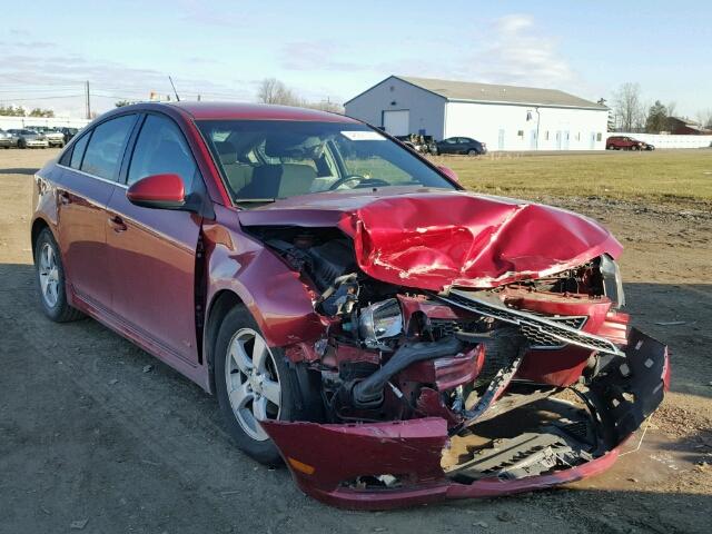 1G1PF5S97B7256788 - 2011 CHEVROLET CRUZE LT RED photo 1