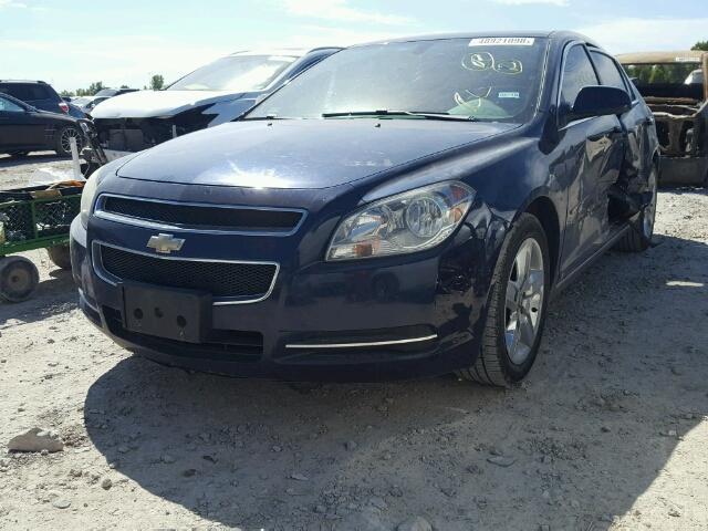 1G1ZH57B394191710 - 2009 CHEVROLET MALIBU 1LT BLUE photo 2