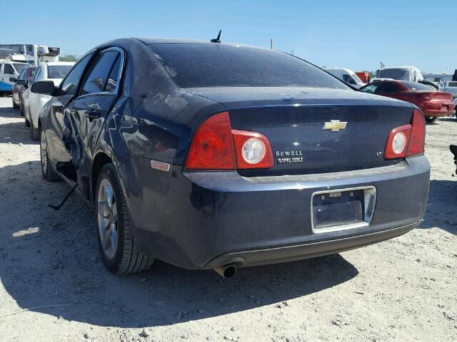 1G1ZH57B394191710 - 2009 CHEVROLET MALIBU 1LT BLUE photo 3