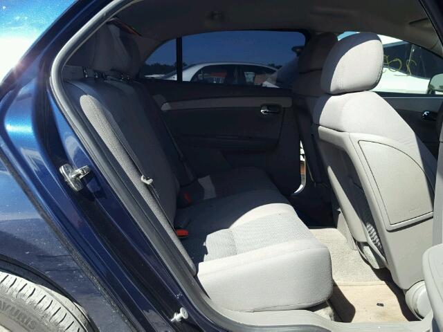 1G1ZH57B394191710 - 2009 CHEVROLET MALIBU 1LT BLUE photo 6