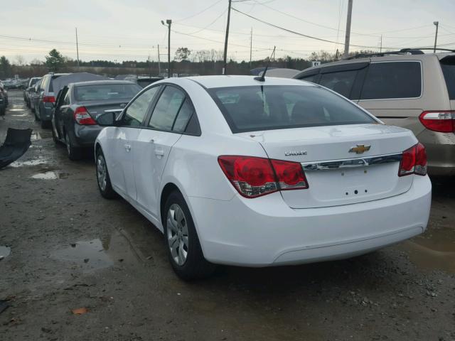 1G1PA5SG8E7172495 - 2014 CHEVROLET CRUZE LS WHITE photo 3