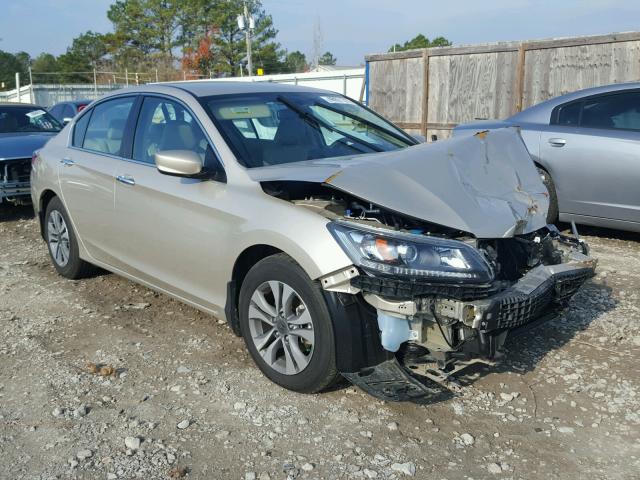 1HGCR2F38FA262742 - 2015 HONDA ACCORD LX GRAY photo 1