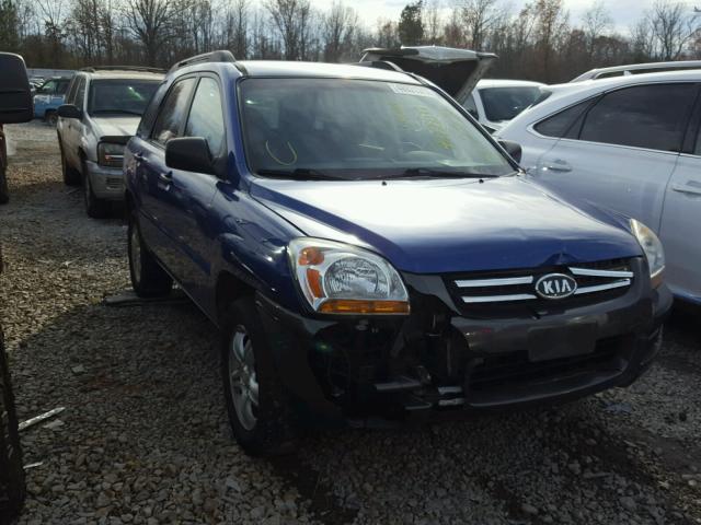 KNDJF723387483618 - 2008 KIA SPORTAGE E BLUE photo 1