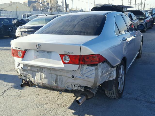 JH4CL96804C020399 - 2004 ACURA TSX SILVER photo 4