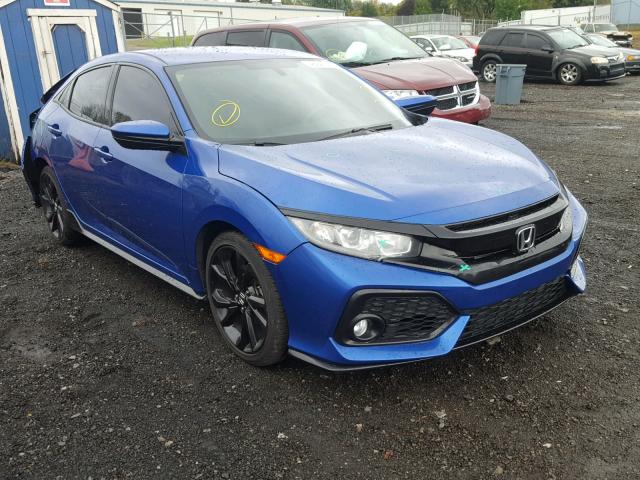 SHHFK7H49HU405578 - 2017 HONDA CIVIC SPOR BLUE photo 1