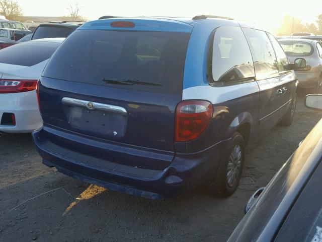 2A4GP44R36R873244 - 2006 CHRYSLER TOWN & COU BLUE photo 4