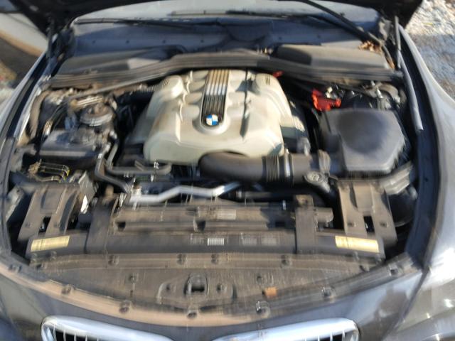 WBAEH73485B192668 - 2005 BMW 645 CI AUT შავი ფოტო 7
