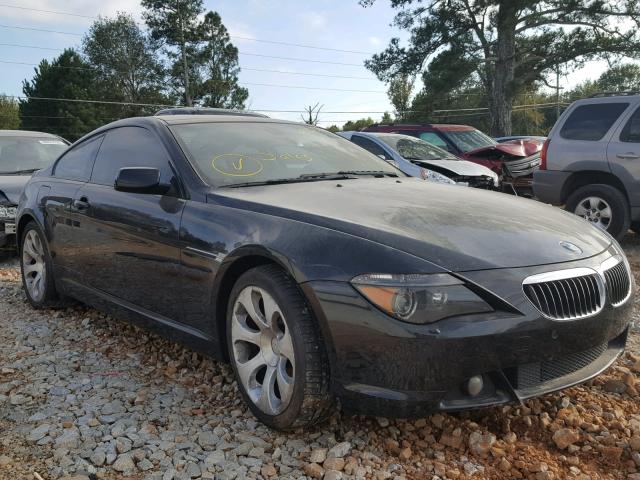 WBAEH73485B192668 - 2005 BMW 645 CI AUT შავი ფოტო 9