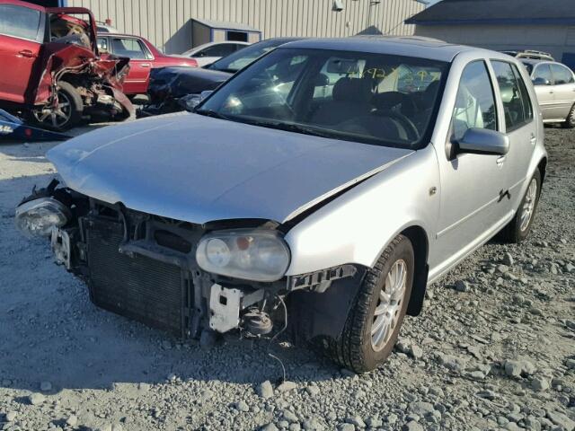 9BWGR61J454017095 - 2005 VOLKSWAGEN GOLF GLS T SILVER photo 2