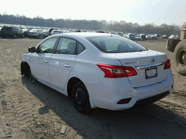 3N1AB7AP6GY238635 - 2016 NISSAN SENTRA S WHITE photo 3