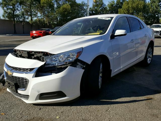 1G11C5SL0EF304801 - 2014 CHEVROLET MALIBU 1LT WHITE photo 2