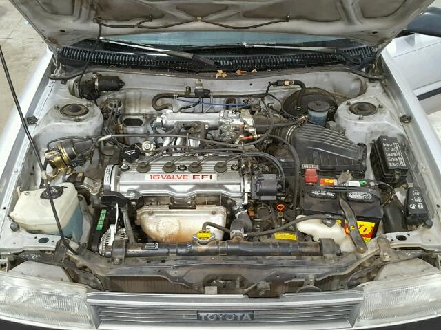 JT2AE94A1L3337320 - 1990 TOYOTA COROLLA DL SILVER photo 7