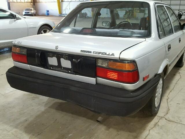 JT2AE94A1L3337320 - 1990 TOYOTA COROLLA DL SILVER photo 9