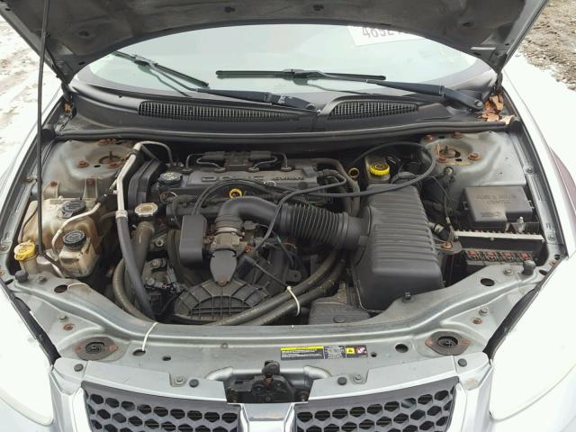 1B3EL46X16N196827 - 2006 DODGE STRATUS SX GRAY photo 7