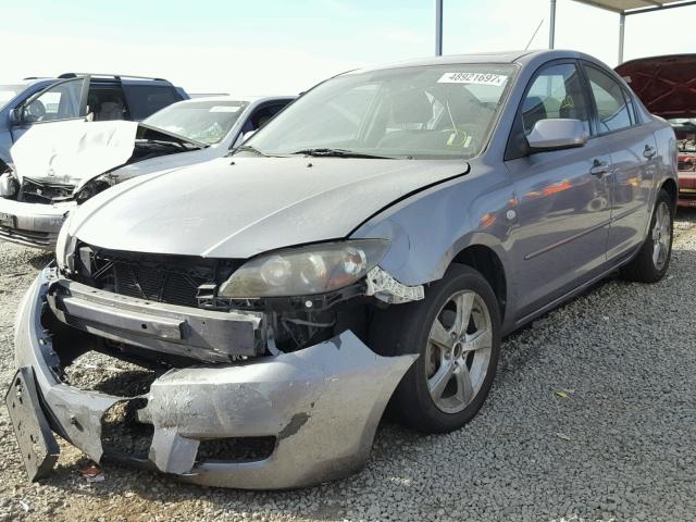 JM1BK12F751225883 - 2005 MAZDA 3 I GRAY photo 2