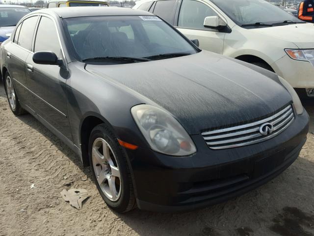 JNKCV51E14M111921 - 2004 INFINITI G35 BLACK photo 1