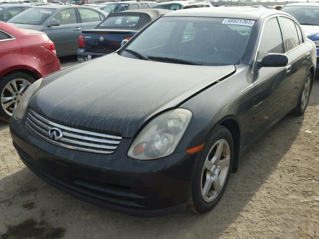 JNKCV51E14M111921 - 2004 INFINITI G35 BLACK photo 2