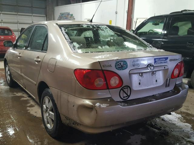 1NXBR32E66Z734387 - 2006 TOYOTA COROLLA LE 棕色 照片 3