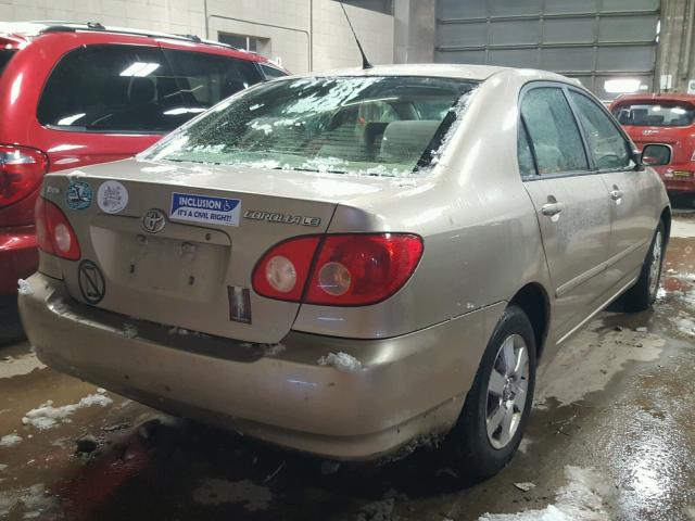 1NXBR32E66Z734387 - 2006 TOYOTA COROLLA LE 棕色 照片 4