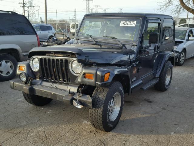 1J4FY49S2WP716147 - 1998 JEEP WRANGLER / BLACK photo 2