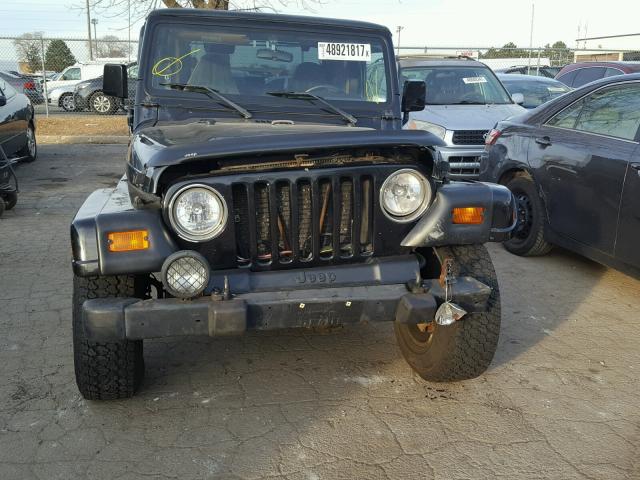 1J4FY49S2WP716147 - 1998 JEEP WRANGLER / BLACK photo 9