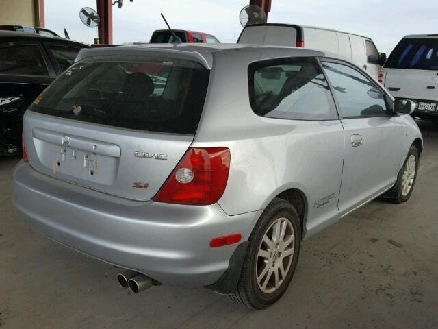 SHHEP33613U406862 - 2003 HONDA CIVIC SI SILVER photo 4