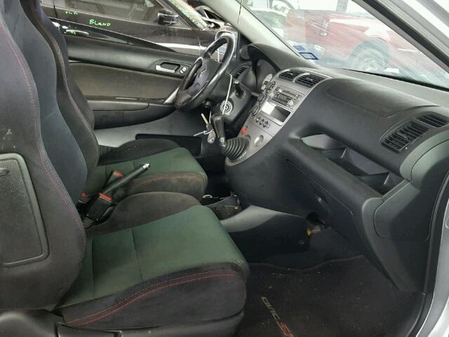 SHHEP33613U406862 - 2003 HONDA CIVIC SI SILVER photo 5