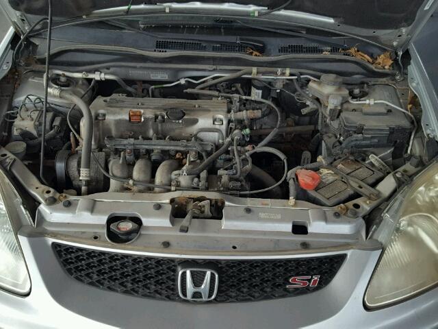 SHHEP33613U406862 - 2003 HONDA CIVIC SI SILVER photo 7