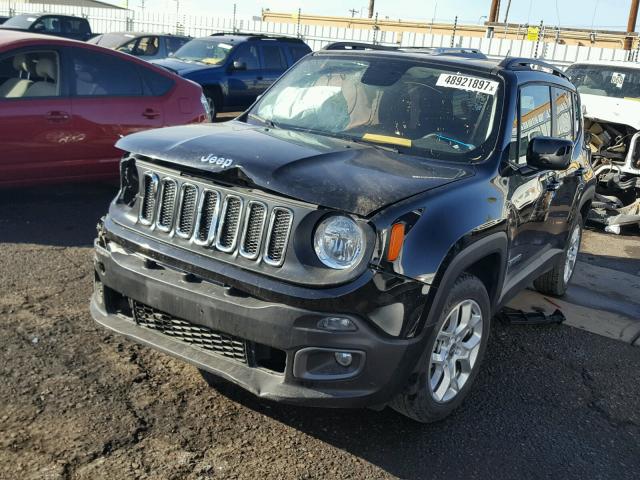 ZACCJABB2HPE61656 - 2017 JEEP RENEGADE L BLACK photo 2