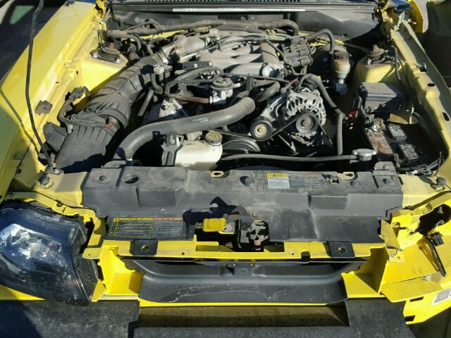 1FAFP40471F137151 - 2001 FORD MUSTANG YELLOW photo 7