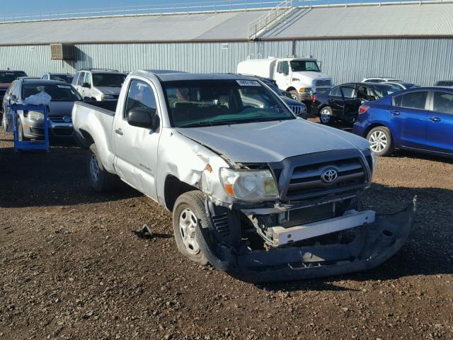 5TENX4CN4AZ682804 - 2010 TOYOTA TACOMA SILVER photo 1