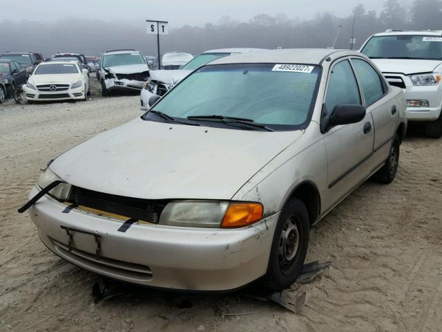 JM1BC1419V0143447 - 1997 MAZDA PROTEGE DX TAN photo 2