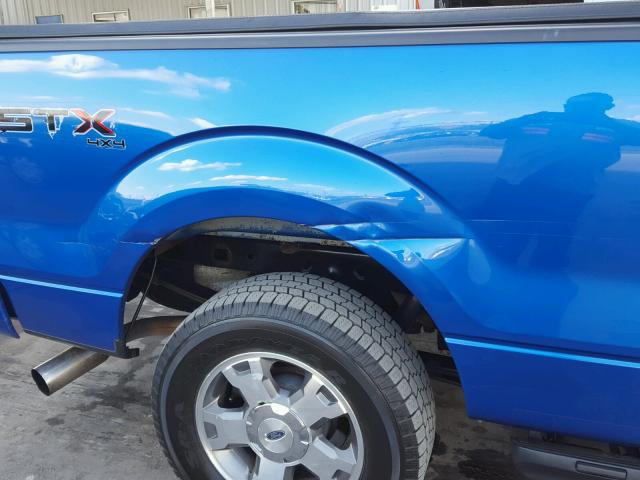 1FTRX14WX9KB67443 - 2009 FORD F150 SUPER BLUE photo 9