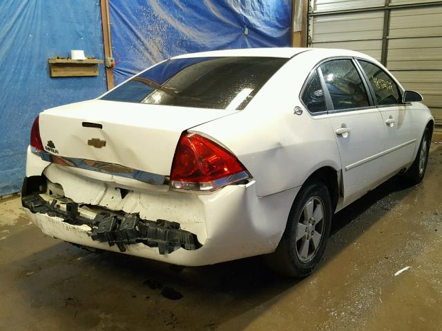 2G1WT58N881306273 - 2008 CHEVROLET IMPALA LT WHITE photo 4