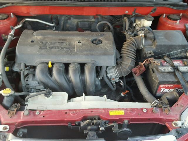 2T1BR32E16C644565 - 2006 TOYOTA COROLLA CE RED photo 7