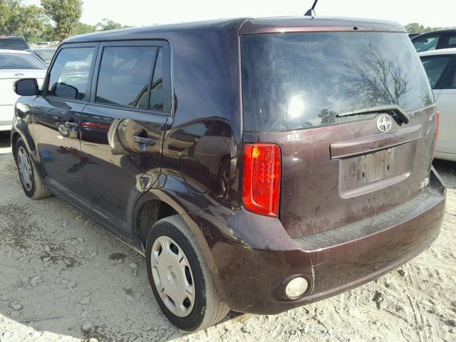 JTLKE50E391077587 - 2009 TOYOTA SCION XB BURGUNDY photo 3