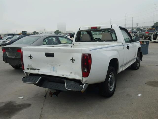 1GCCS149988115828 - 2008 CHEVROLET COLORADO WHITE photo 4