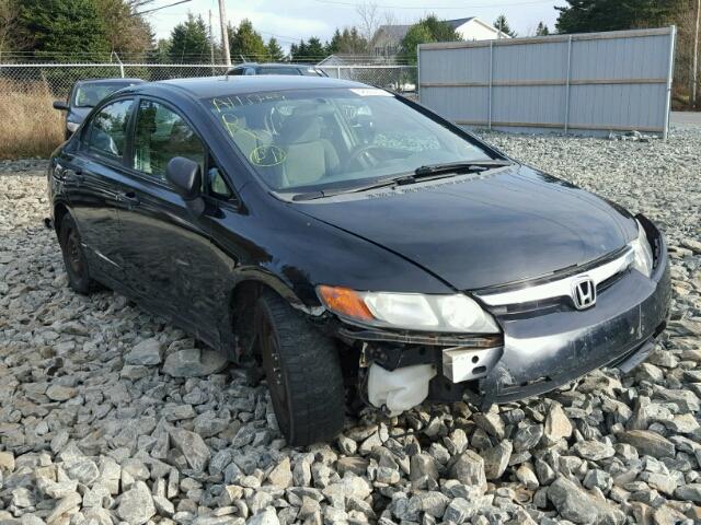 2HGFA163X7H005227 - 2007 HONDA CIVIC DX BLACK photo 1