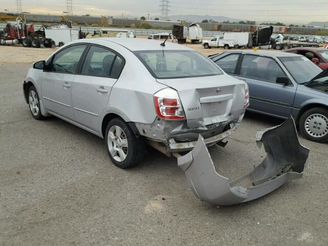 3N1AB61E08L745795 - 2008 NISSAN SENTRA 2.0 SILVER photo 3