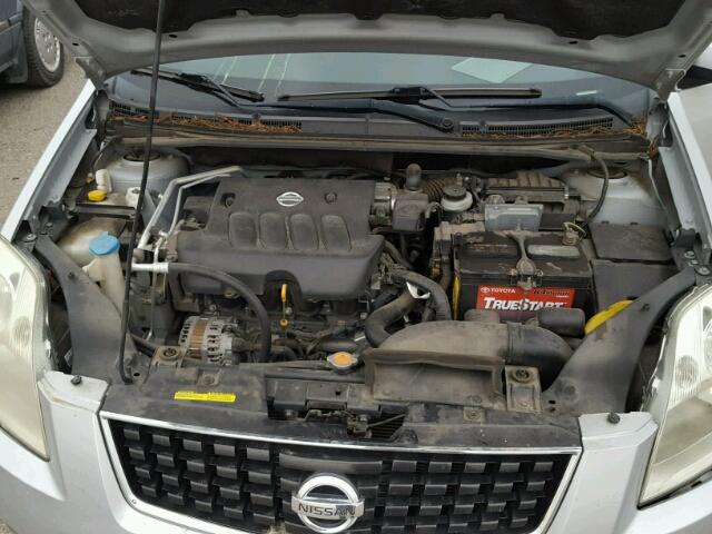 3N1AB61E08L745795 - 2008 NISSAN SENTRA 2.0 SILVER photo 7