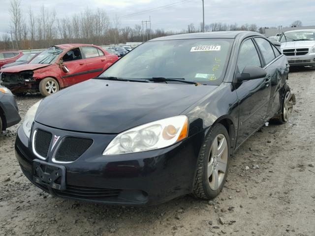 1G2ZG58B574257295 - 2007 PONTIAC G6 BASE BLACK photo 2